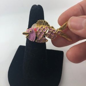 Vintage Ring Fish